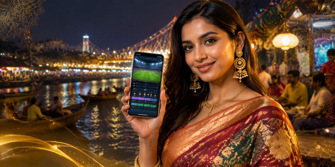 মোবাইল ফোনে r bajee vip লটারি খেলার দৃশ্য